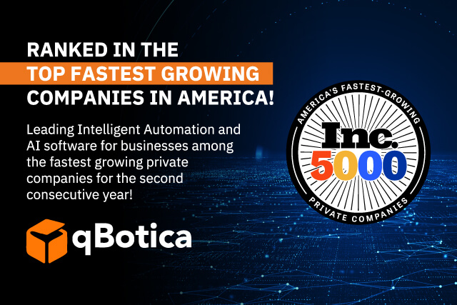 qBotica Earns Prestigious Ranking on the Inc. 5000 List of Fastest-Growing Companies in America for the Second Consecutive Year